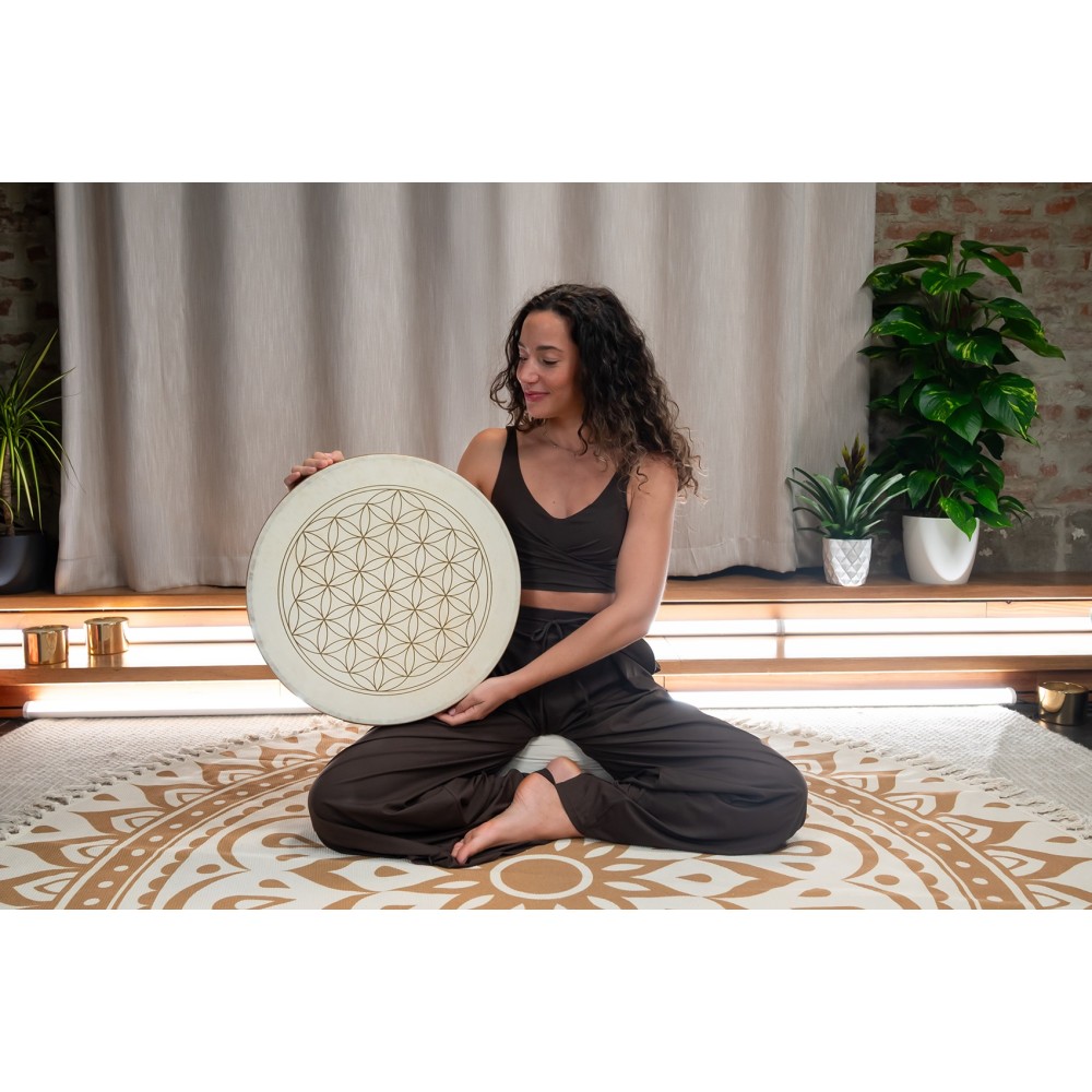 18" Фрейм барабан MEINL Sonic Energy Flower Of Life Wave Drum WD18FOL