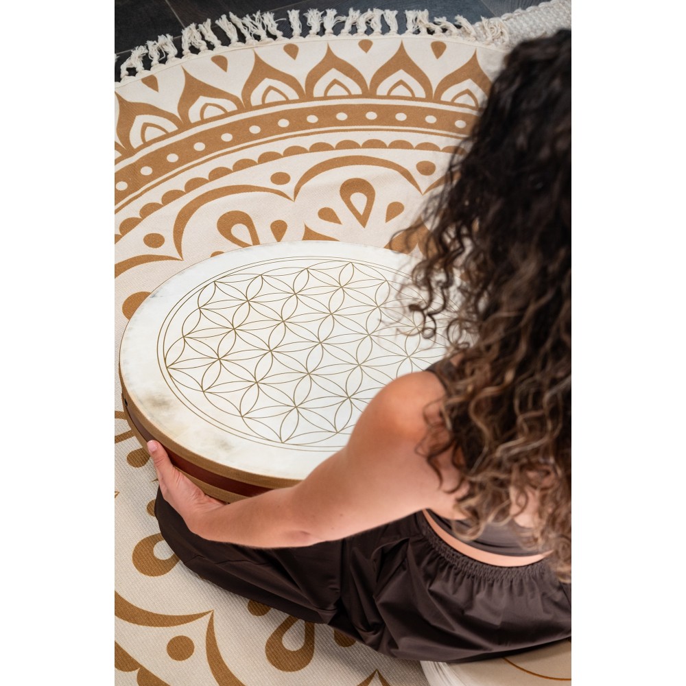 22" Фрейм барабан MEINL Sonic Energy Flower Of Life Wave Drum WD22FOL 22" Фрейм барабан MEINL Sonic Energy Flower Of Life Wave Drum WD22FOL