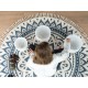 Килим для медитації MEINL Sonic Energy Meditation Rug Navy Blue Floral Design MMR1NB