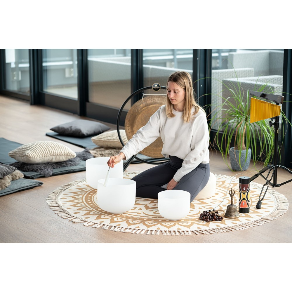 Килим для медитації MEINL Sonic Energy Meditation Rug Vintage Gold Floral Design MMR1VG