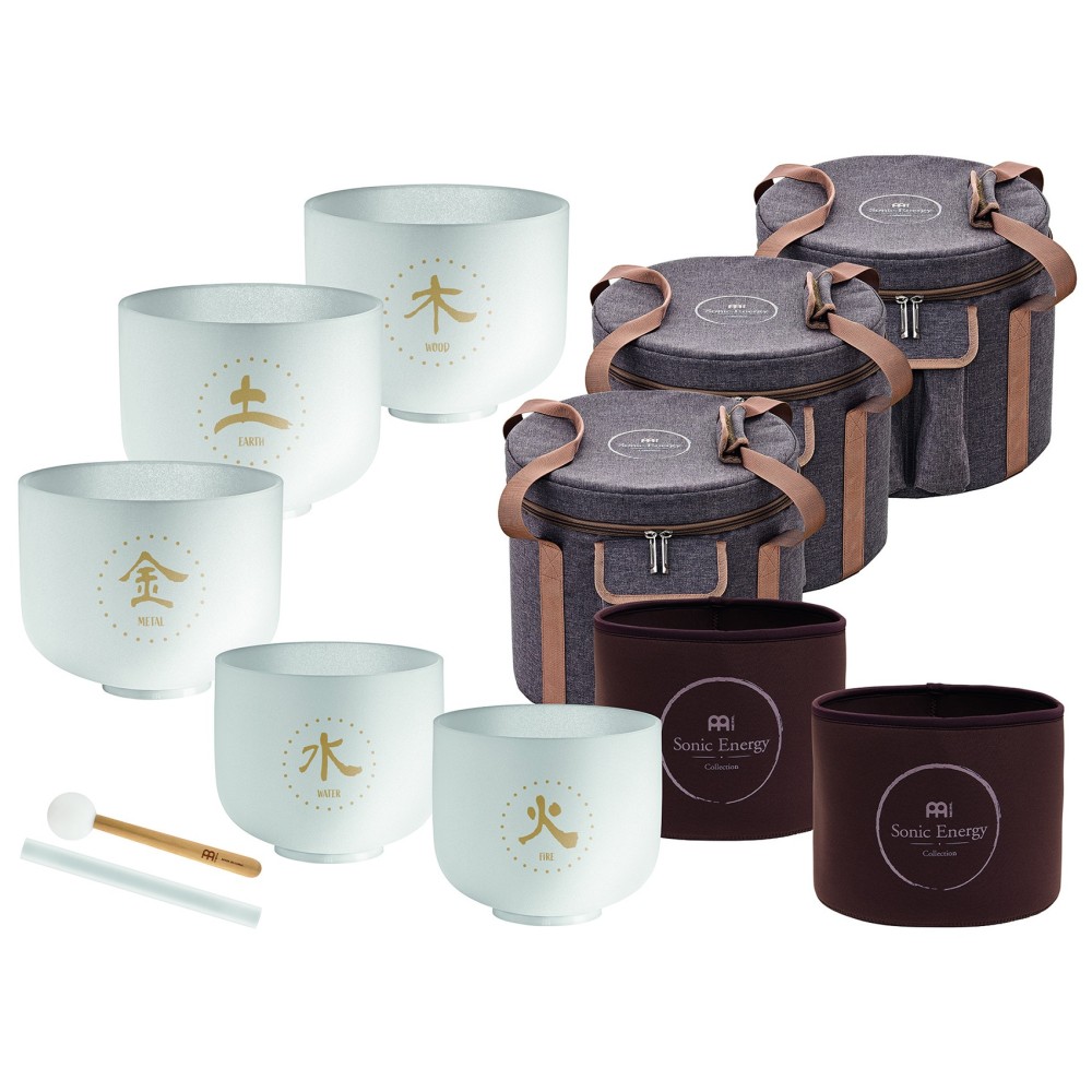 Набір співаючих чаш MEINL Sonic Energy TCM Crystal Singing Bowl Elements Set TCMCSBSET5 Набір співаючих чаш MEINL Sonic Energy TCM Crystal Singing Bowl Elements Set TCMCSBSET5