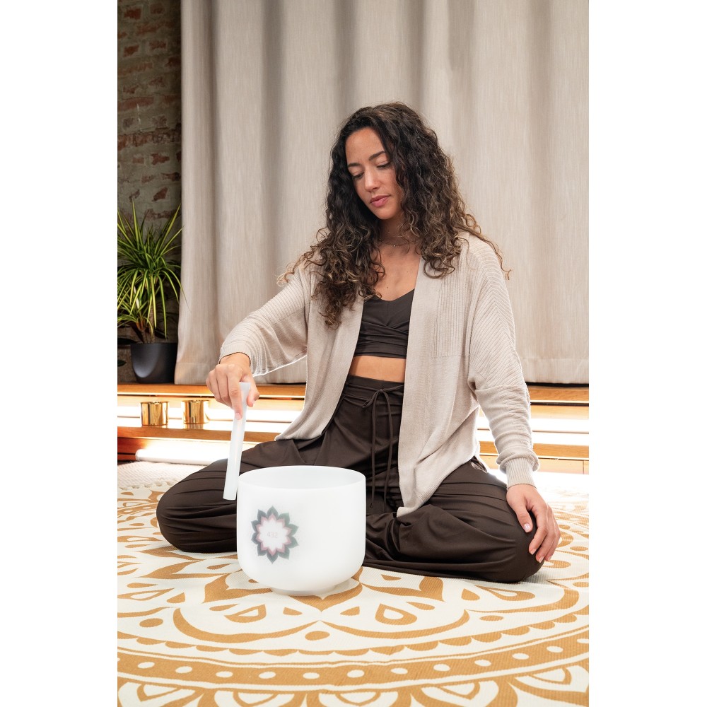 9" Співоча чаша MEINL Sonic Energy Crystal Singing Bowl Lotus Flower CSB432LF 9" Співоча чаша MEINL Sonic Energy Crystal Singing Bowl Lotus Flower CSB432LF