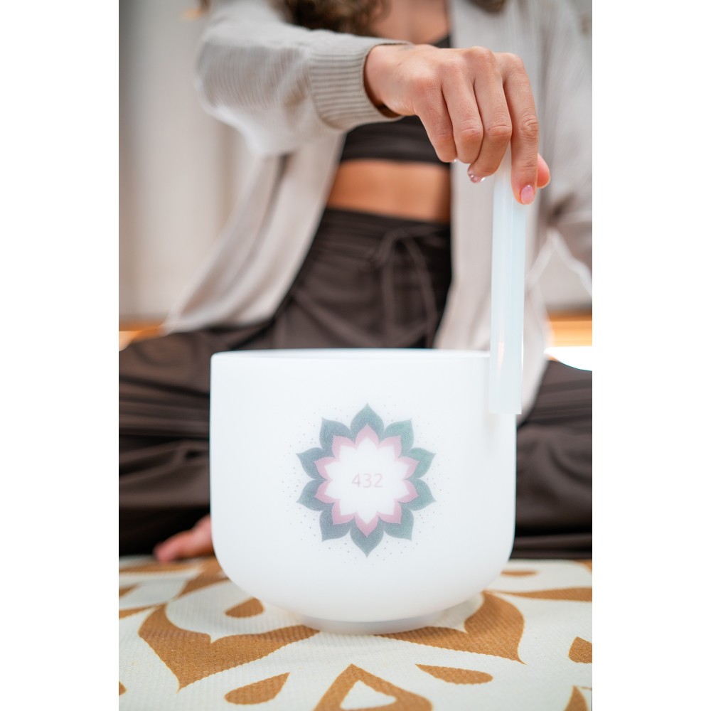 9" Співоча чаша MEINL Sonic Energy Crystal Singing Bowl Lotus Flower CSB432LF 9" Співоча чаша MEINL Sonic Energy Crystal Singing Bowl Lotus Flower CSB432LF