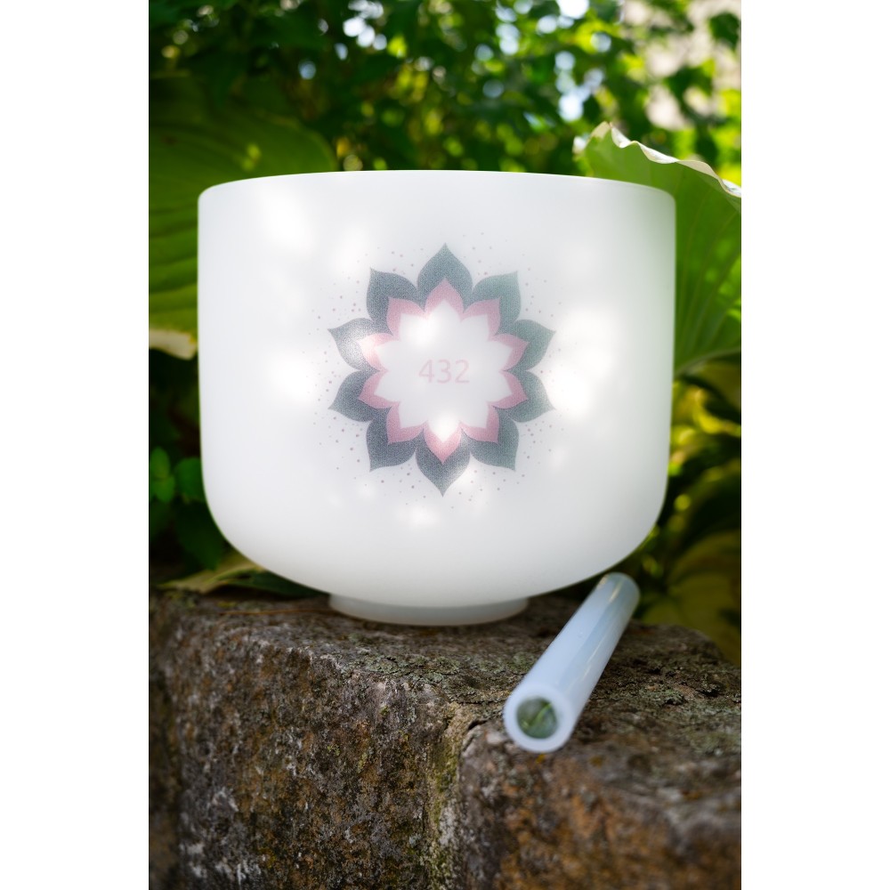 9" Співоча чаша MEINL Sonic Energy Crystal Singing Bowl Lotus Flower CSB432LF 9" Співоча чаша MEINL Sonic Energy Crystal Singing Bowl Lotus Flower CSB432LF