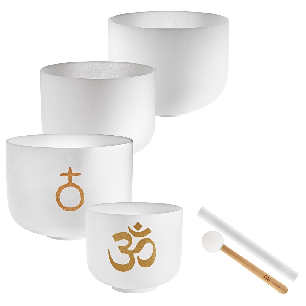 Набір співаючих чаш MEINL Sonic Energy Om Crystal Singing Bowls Set CSBSETOM4 Набір співаючих чаш MEINL Sonic Energy Om Crystal Singing Bowls Set CSBSETOM4