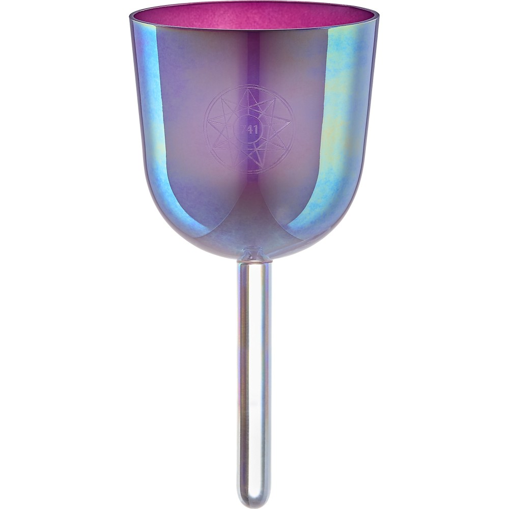 3.75" Співоча чаша MEINL Sonic Energy Essence Solfeggio Crystal Singing Bowl Sol 741 Hz Lavender Purple ESOLCSB741