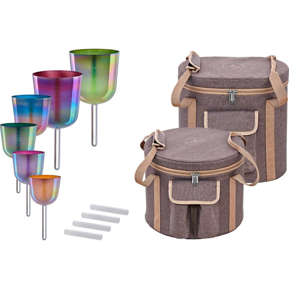 Набір співаючих чаш MEINL Sonic Energy Essence Solfeggio Crystal Singing Bowl Set ESOLCSBSET Набір співаючих чаш MEINL Sonic Energy Essence Solfeggio Crystal Singing Bowl Set ESOLCSBSET