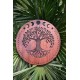 12" Рейндиск MEINL Sonic Energy Rain Disk Stream Sound Moon Phases & Tree of Life Carving RDS12MTOL