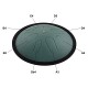 10" Глюкофон хеппі драм MEINL Sonic Energy Compact Steel Tongue Drum Dark Green B Minor CSTD1DG