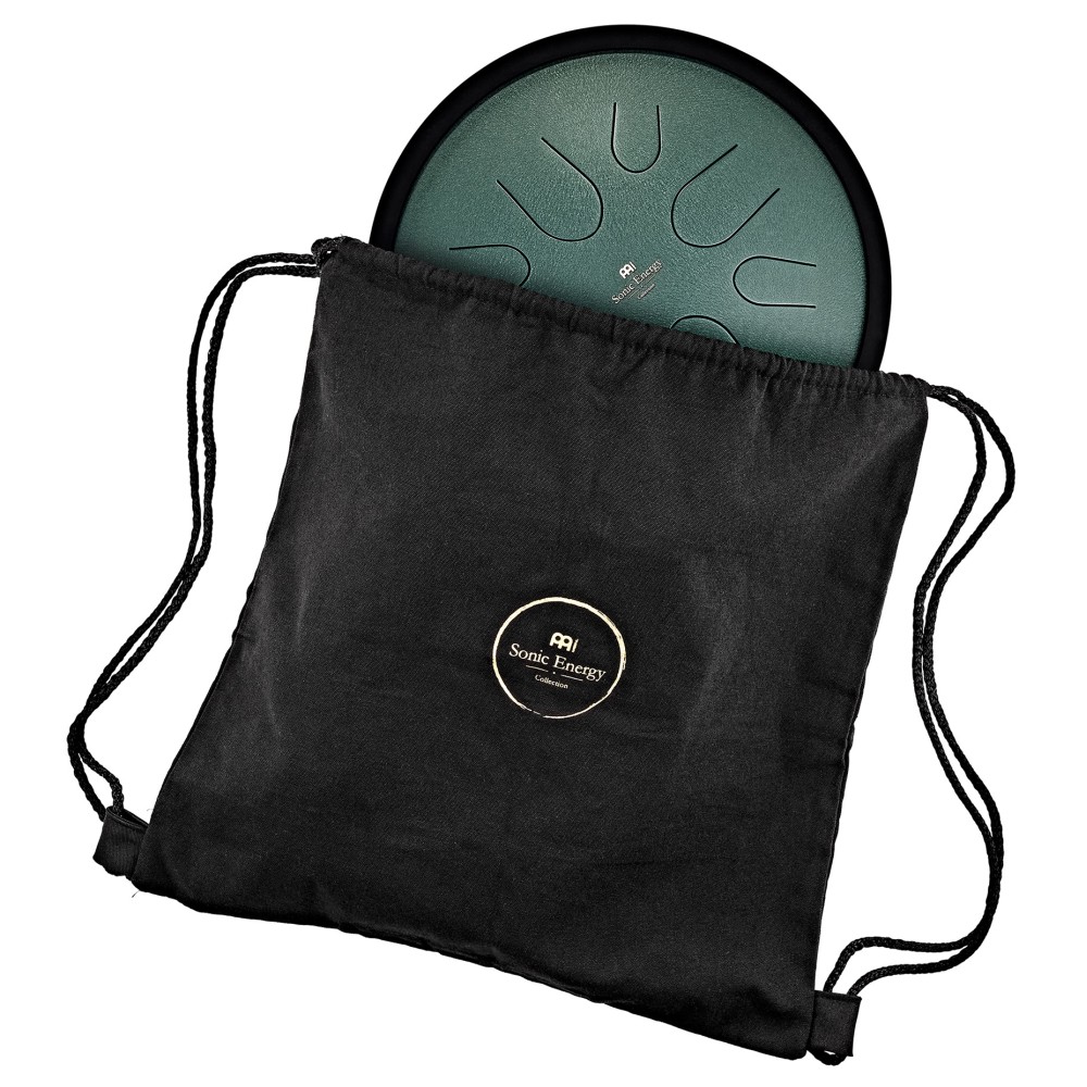 10" Глюкофон хеппі драм MEINL Sonic Energy Compact Steel Tongue Drum Dark Green B Minor CSTD1DG