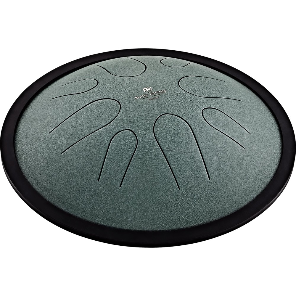 10" Глюкофон хеппі драм MEINL Sonic Energy Compact Steel Tongue Drum Dark Green B Minor CSTD1DG