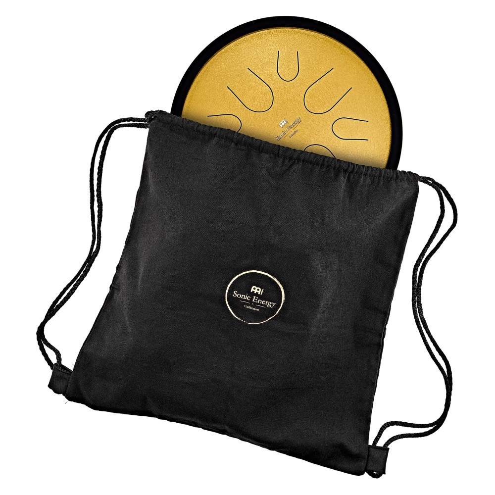 10" Глюкофон хеппі драм MEINL Sonic Energy Compact Steel Tongue Drum Gold D Minor CSTD3G