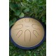 10" Глюкофон хеппі драм MEINL Sonic Energy Compact Steel Tongue Drum Gold D Minor CSTD3G
