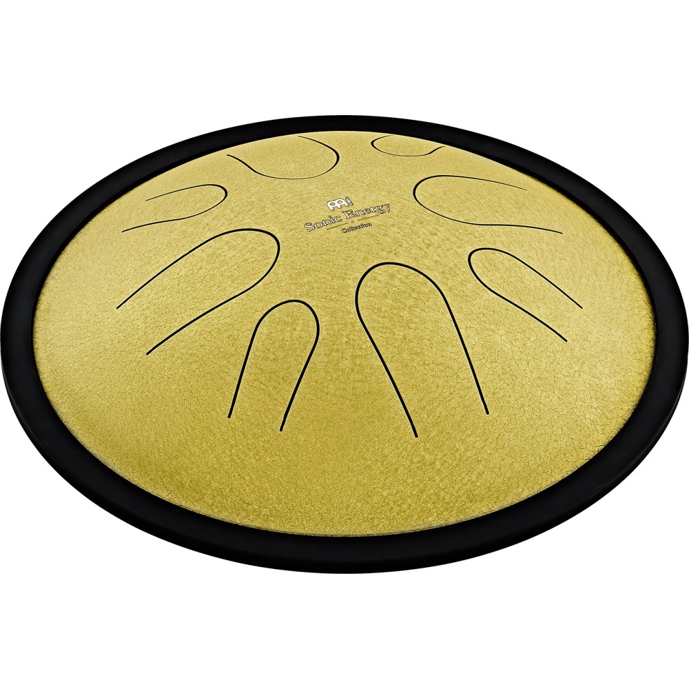 10" Глюкофон хеппі драм MEINL Sonic Energy Compact Steel Tongue Drum Gold D Minor CSTD3G