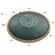 16" Глюкофон хеппі драм MEINL Sonic Energy Octave Steel Tongue Drum Dark Green F Major OSTD3DGE