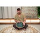 16" Глюкофон хеппі драм MEINL Sonic Energy Octave Steel Tongue Drum Dark Green F Major OSTD3DGE