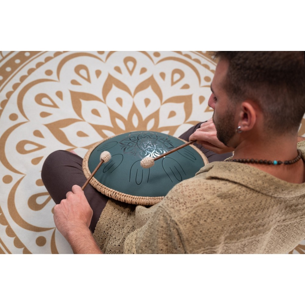 16" Глюкофон хеппі драм MEINL Sonic Energy Octave Steel Tongue Drum Dark Green F# Minor OSTD4DGE 16" Глюкофон хеппі драм MEINL Sonic Energy Octave Steel Tongue Drum Dark Green F# Minor OSTD4DGE