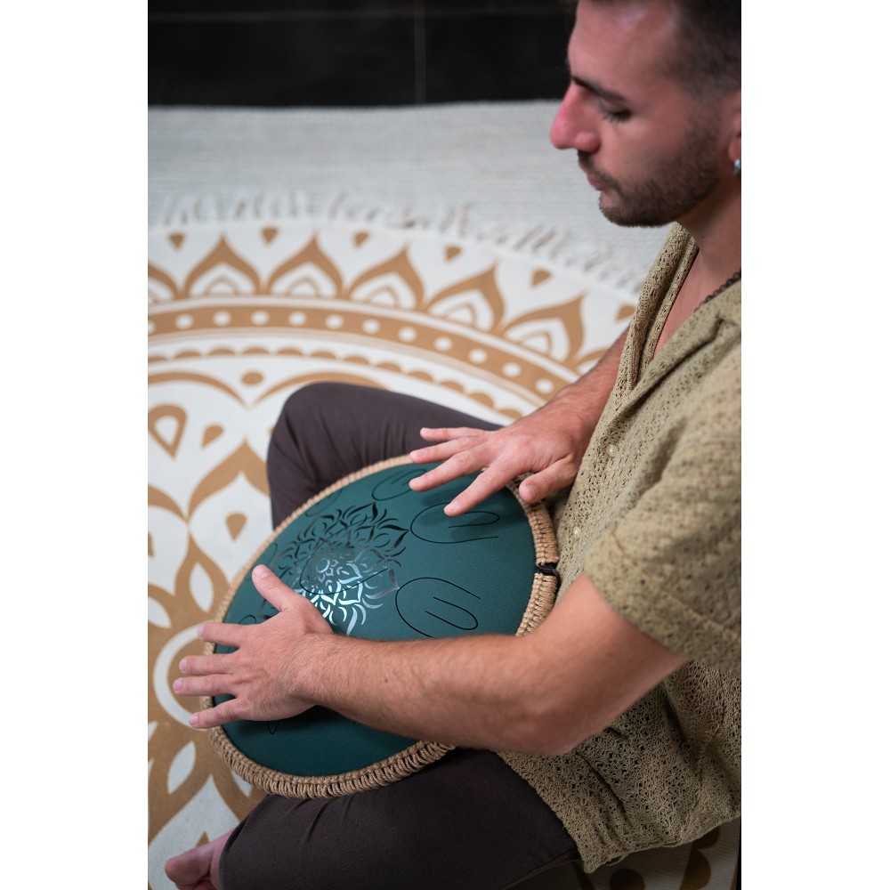 16" Глюкофон хеппі драм MEINL Sonic Energy Octave Steel Tongue Drum Dark Green F# Minor OSTD4DGE 16" Глюкофон хеппі драм MEINL Sonic Energy Octave Steel Tongue Drum Dark Green F# Minor OSTD4DGE