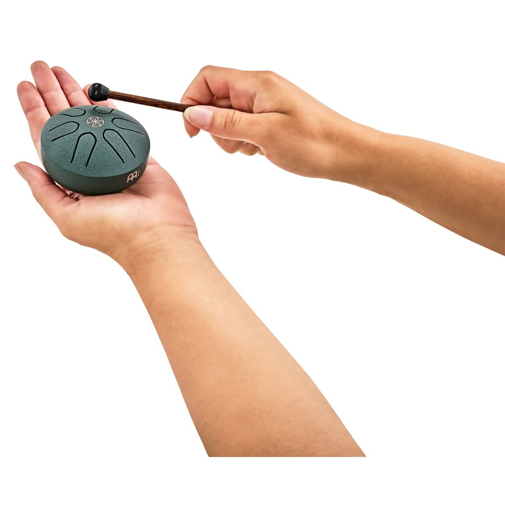 3" Глюкофон хеппі драм MEINL Sonic Energy Pocket Steel Tongue Drum Dark Green A Major Germ of Life PSTD4DGGOL 3" Глюкофон хеппі драм MEINL Sonic Energy Pocket Steel Tongue Drum Dark Green A Major Germ of Life PSTD4DGGOL