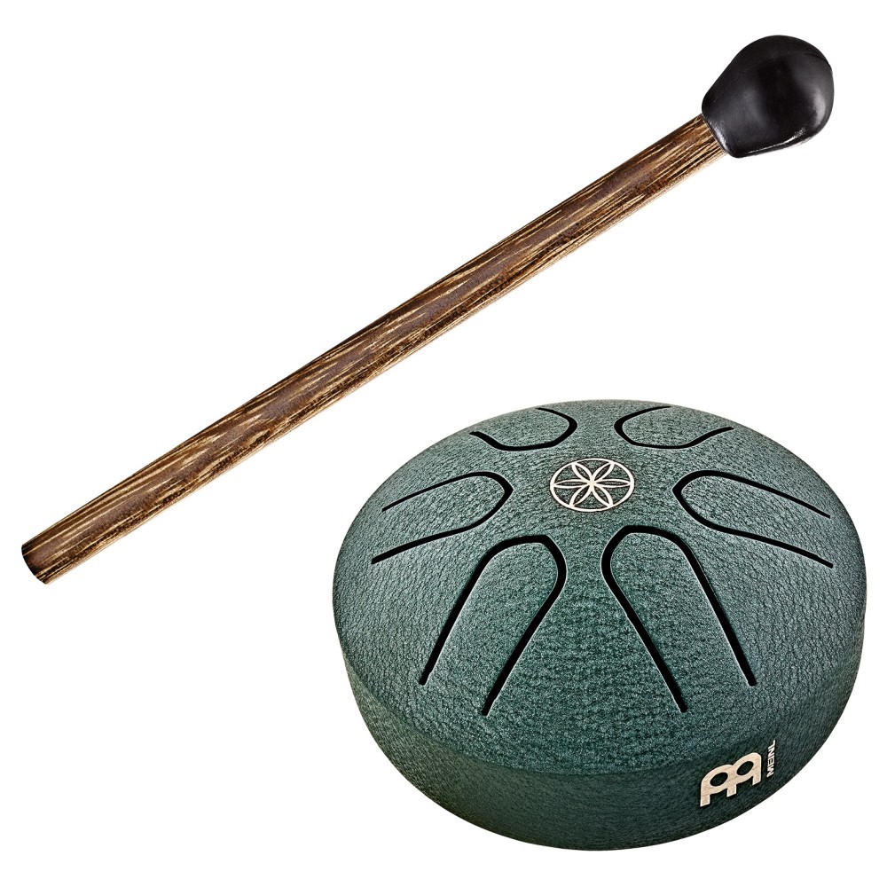 3" Глюкофон хеппі драм MEINL Sonic Energy Pocket Steel Tongue Drum Dark Green A Major Germ of Life PSTD4DGGOL 3" Глюкофон хеппі драм MEINL Sonic Energy Pocket Steel Tongue Drum Dark Green A Major Germ of Life PSTD4DGGOL