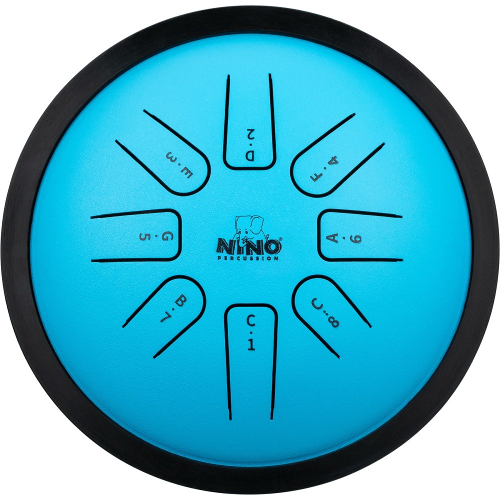 7" Глюкофон хеппі драм Nino Percussion Mini Melody Steel Tongue Drum Blue C Major NINO981