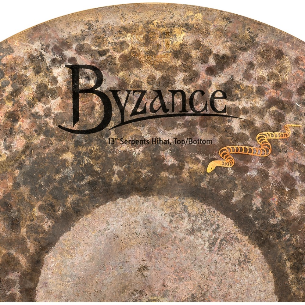 13" MEINL Byzance Brilliant Serpents Hihat