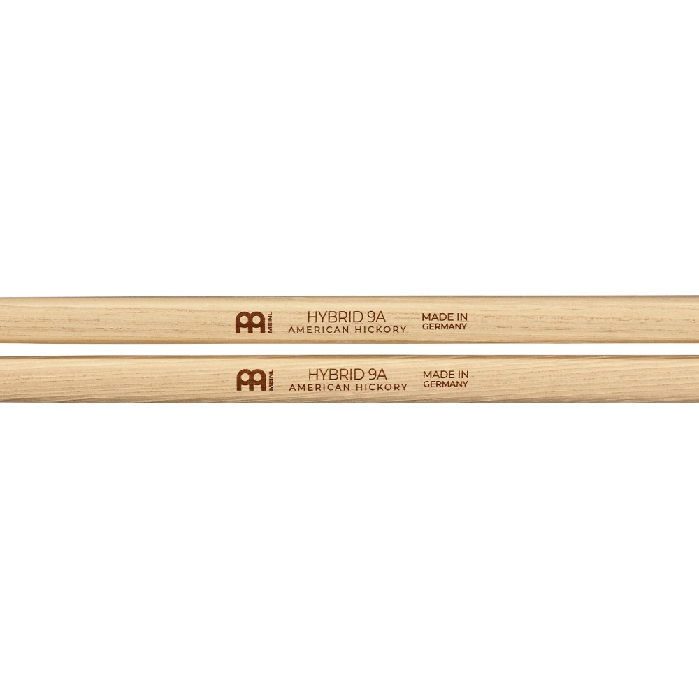 Барабанні палички MEINL Hybrid 9A Hickory Wood Tip Drum Stick SB133