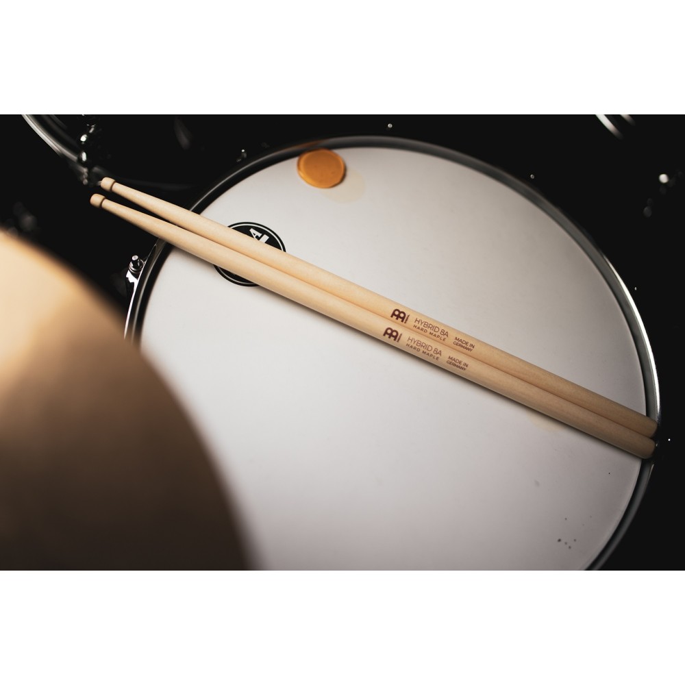 Барабанні палички MEINL Hybrid 8A Hard Maple Wood Tip Drum Stick SB135