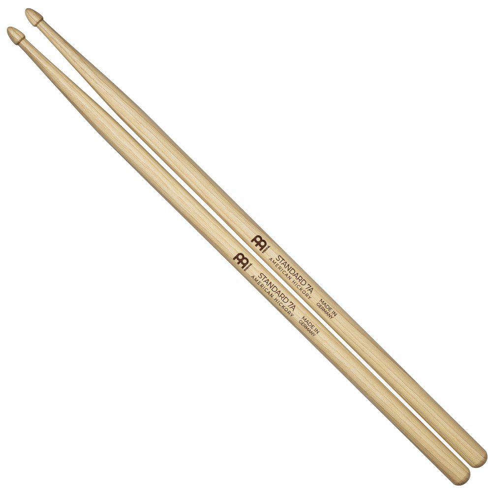 Барабанні палички MEINL Standard 7A Hickory Wood Tip Drum Stick SB100
