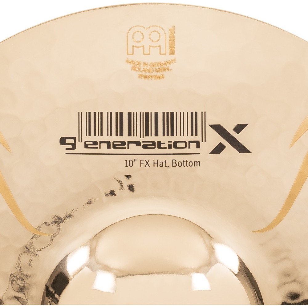 10" MEINL Generation X FX Hats Effect Cymbal