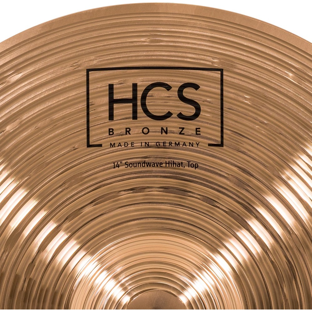 14" MEINL HCS Bronze Soundwave Hihat