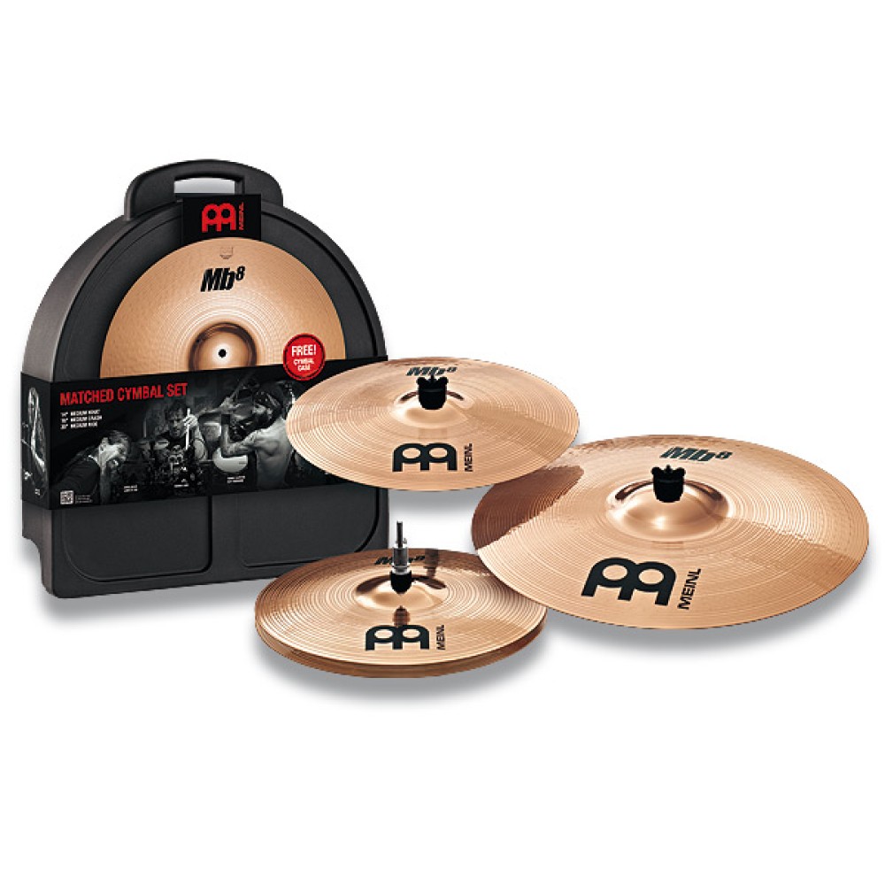 MEINL Mb8 14/18/22 Matched Cymbal Set 