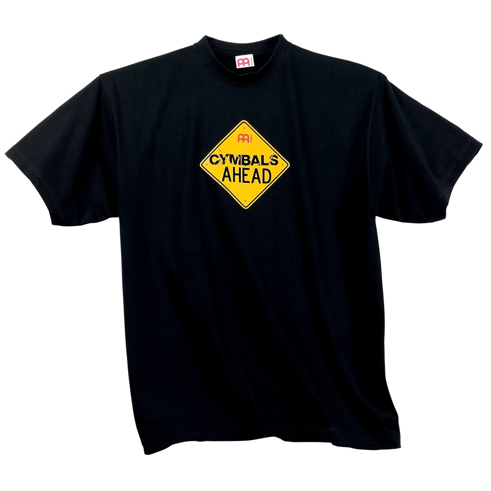 MEINL T-Shirt Cymbals Ahead, black XXL