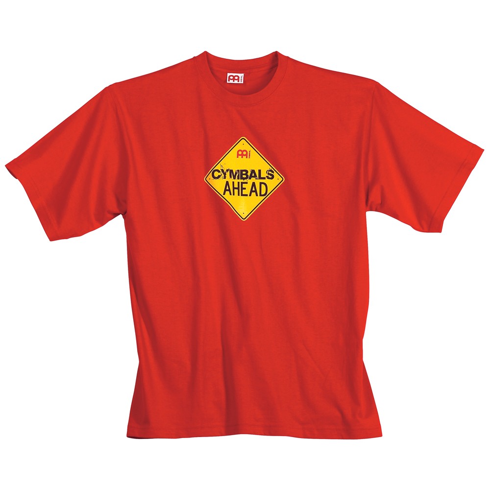 MEINL T-Shirt Cymbals Ahead, red L