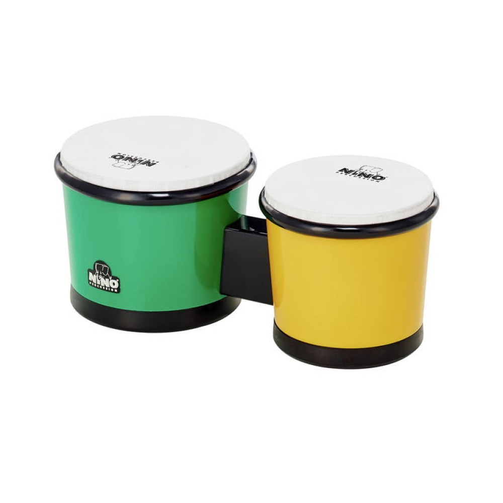 Бонги Nino Percussion ABS Bongo Green-Yellow