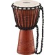 Джембе Nino Percussion NINO-ADJ2-S Original African Style Rope Tuned Wood Djembe, S Water Rhythm Series Brown 8"