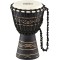 Джембе Nino Percussion NINO-ADJ4-XS Original African Style Rope Tuned Wood Djembe, XS Water Moon Series Black 7"