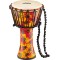 Джембе Nino Percussion NINO-PDJ1-M-G Rope Tuned Synthetic Djembe With Goat Head, Medium 10"
