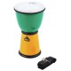 Джембе Nino Percussion ABS Djembe Green-Yellow 8"