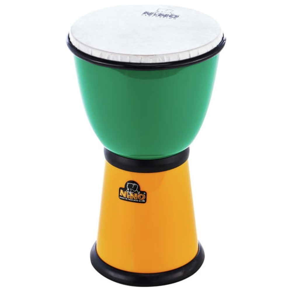 Джембе Nino Percussion ABS Djembe Green-Yellow 8"