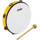 Тамбурін Nino Percussion ABS Tambourine Yellow 10"