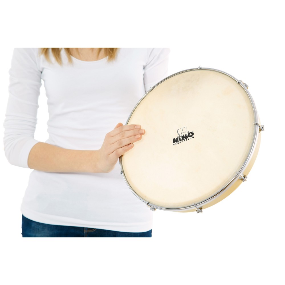 10” Фрейм барабан Nino Percussion Tunable Hand Drum With True Feel Synthetic Head NINO38