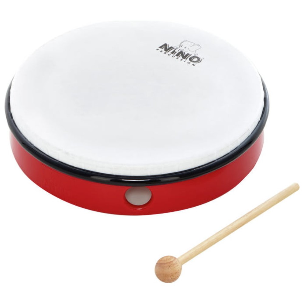 10" Фрейм барабан Nino Percussion ABS Hand Drum Red NINO5R