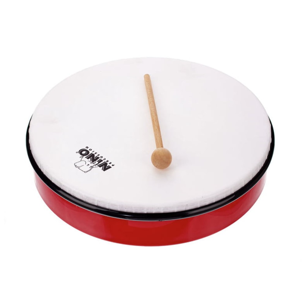 12" Фрейм барабан Nino Percussion ABS Hand Drum Red NINO6R