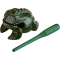 Гуїро Nino Percussion NINO513GR Wood Frog Guiro Small Green