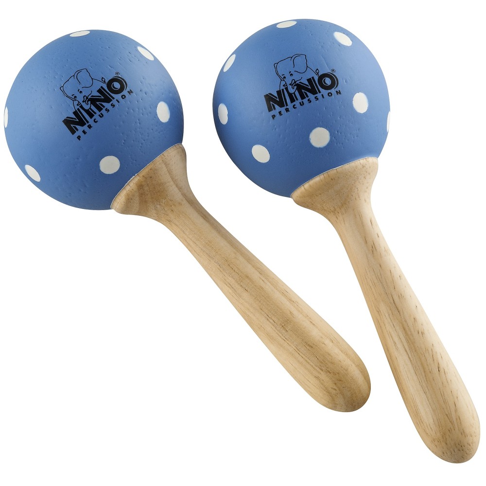 Маракаси Nino Percussion Wood Maracas Small Blue NINO7PD-B