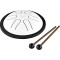 6" Глюкофон хеппі драм Nino Percussion Mini Melody Steel Tongue Drum White C Major NINO980WH