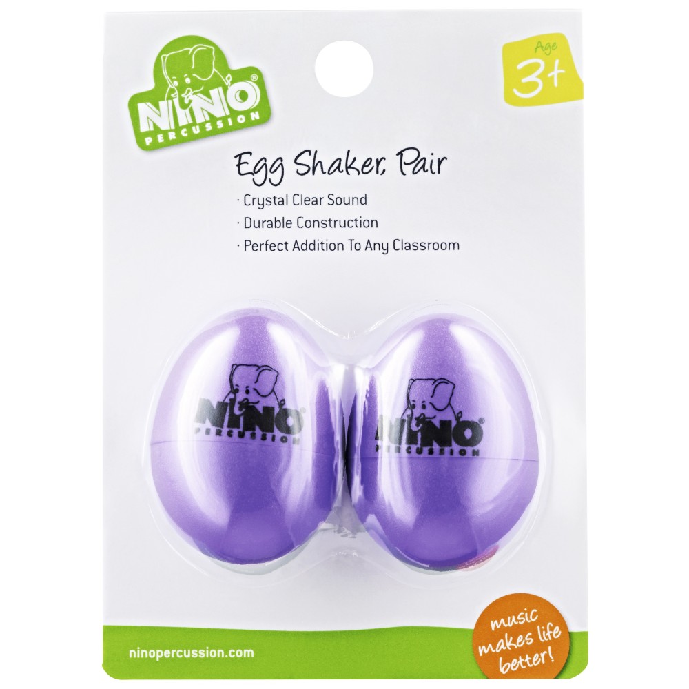 Шейкер Nino Percussion Egg Shaker Pair Aubergine
