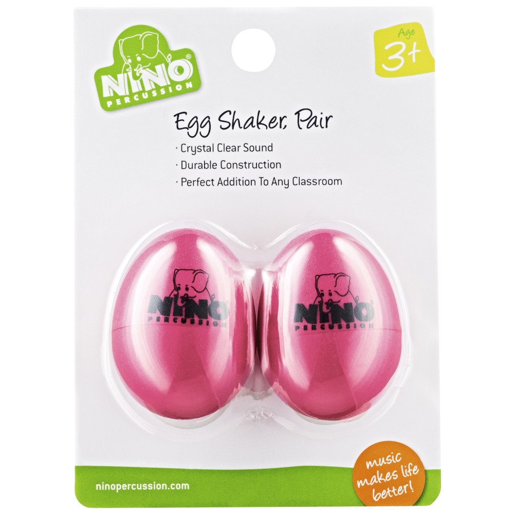 Шейкер Nino Percussion Egg Shaker Pair Strawberry Pink