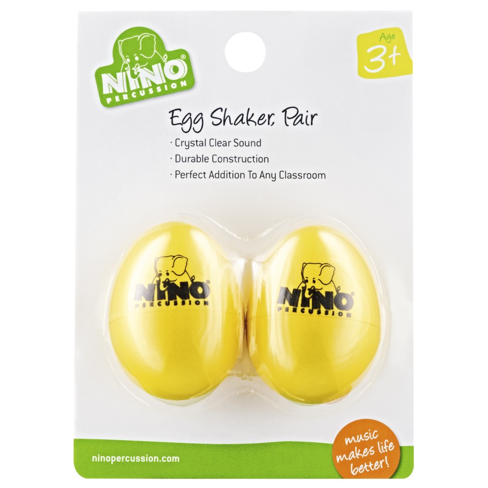 Шейкер Nino Percussion Egg Shaker Pair Yellow